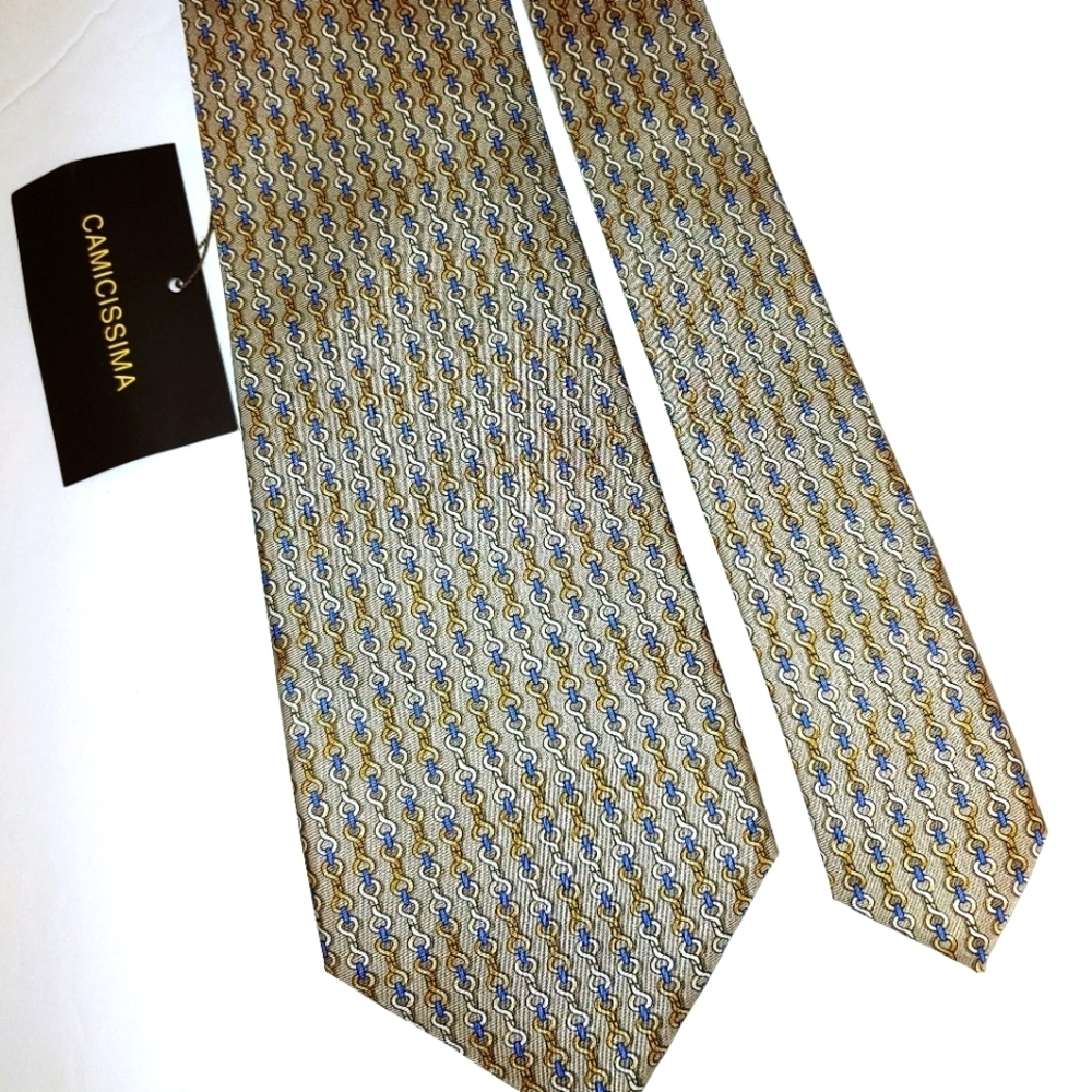 NWT Camicissima Silk Tie 60+ Extra Long